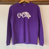 The CALIFORNIA LOOK L/S TEE パープル