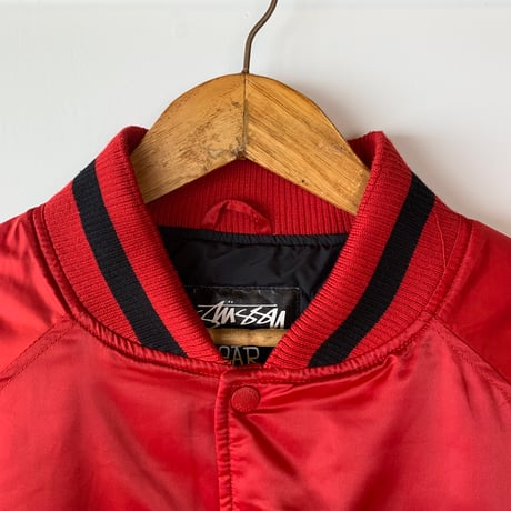 STUSSY 2000s AWARD JACKET XL SPECIAL OLD STUSSY スタジャン NOS デッドストック vintage