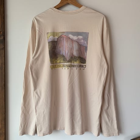 patagonia L/S L YVON CHOUINARD yosemite route Down Woll,El Capitan,Yosemite,California パタゴニア VINTAGE