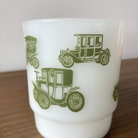 FIRE KING Classic Car マグカップ／緑