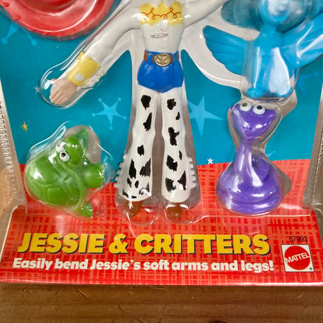 Disney TOY STORY2 JESSIE＆CRITTERS Mattel トイストーリー2  ジェシー ベンダブル クリッターズ フィギュア