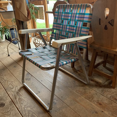 LAWN CHAIR VINTAGE 1960〜1970年代／ブルー系