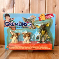 GREMLINS GIZMO グレムリン ギズモ コレクタブル PVCフィギュア３体セット LJN 未開封 1984年