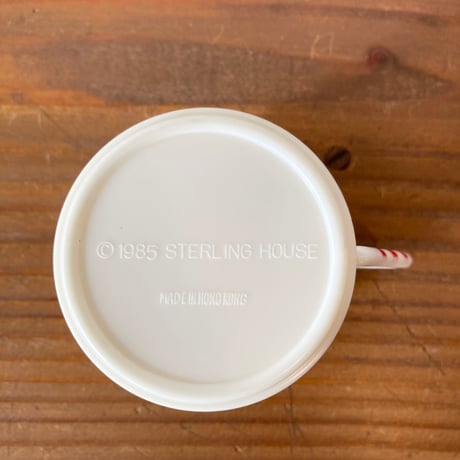 U.S.A.ヴィンテージ プラスチック マグカップ STERLING HOUSE 1985年／もみの木