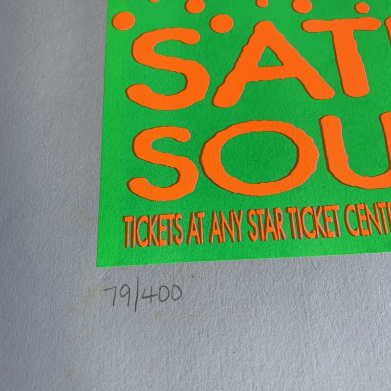 ALANIS MORISSETTE CONCERT 1996 シルクスクリーンポスター UNC