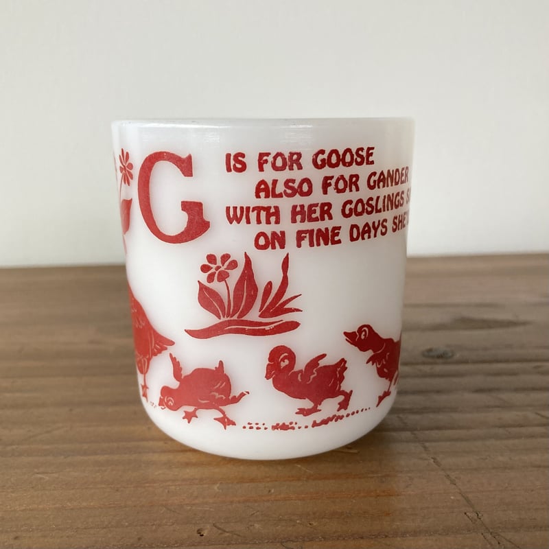 HAZEL ATLAS ヘーゼルアトラス チャイルドマグ 動物アルファベット