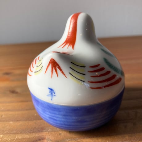 鳥の小さな器／オシドリ