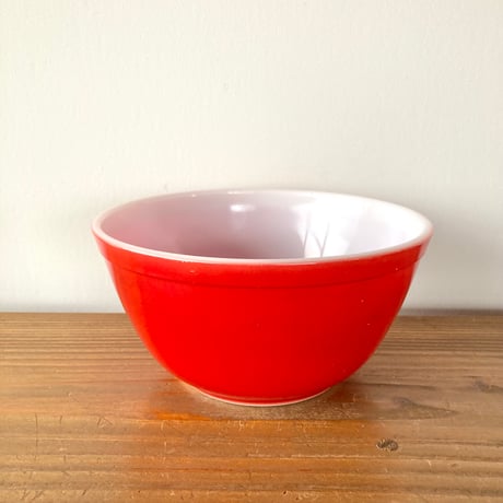 PYREX オールド パイレックス ミキシングボウル M／レッド