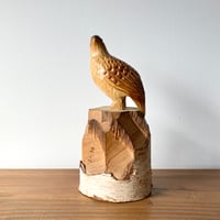雷鳥 立山 木彫り雷鳥  TATEYAMA JAPAN VINTAGE