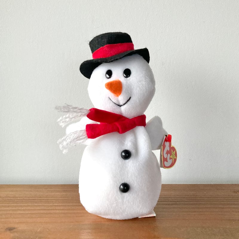 ty ぬいぐるみ クマ 雪だるま ビーニーベイビーズ クリスマス ユキダルマ ty Beanie Babies 