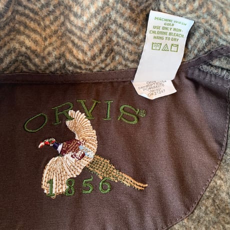 ORVIS 1990s フリースベスト 刺繍  希少貴重 美品 USA vintage