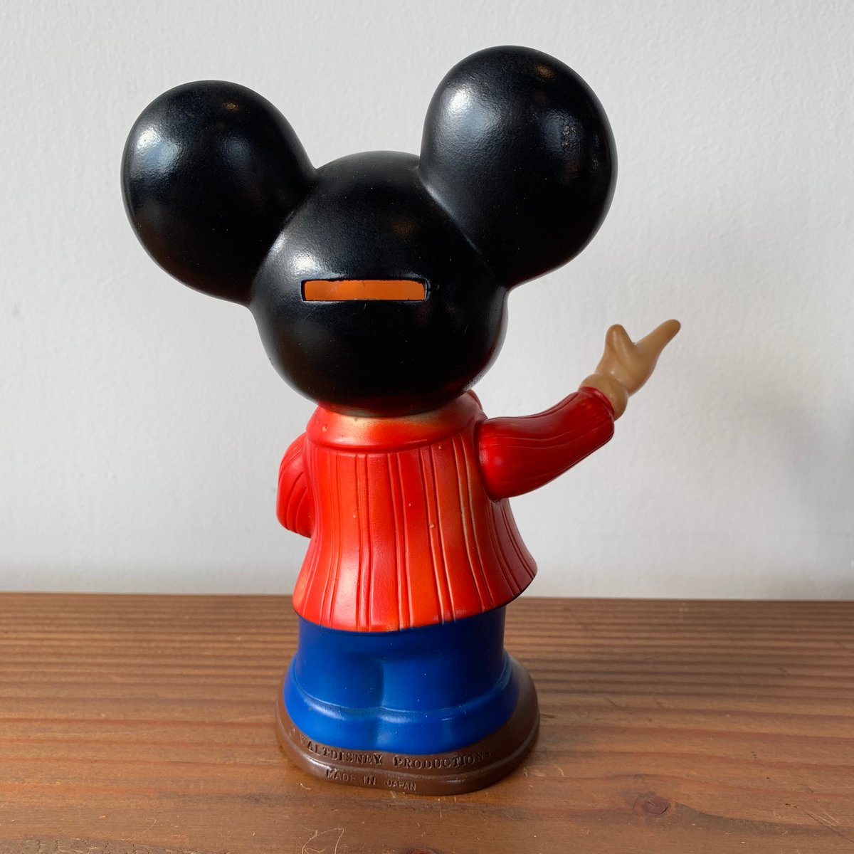 MICKEY MOUSE ミッキーマウス 貯金箱 WALTDISNEY PRODUCTIONS