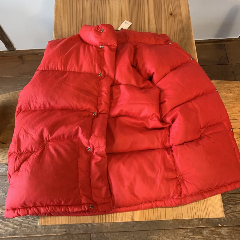 THE NORTH FACE 茶タグ ダウンベスト レッド | MILMOUNTAIN STORE