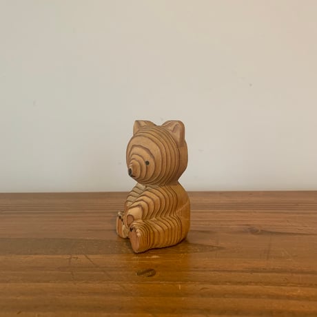 熊ボッコ 北海道 木彫り熊 小 HOKKAIDO JAPAN BEAR VINTAGE