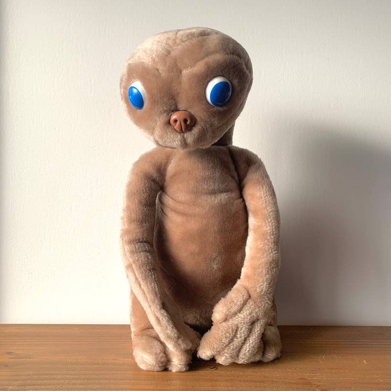 E.T. ぬいぐるみ blue eye BIG SIZE 1982年 青目 初期 ヴィンテージ