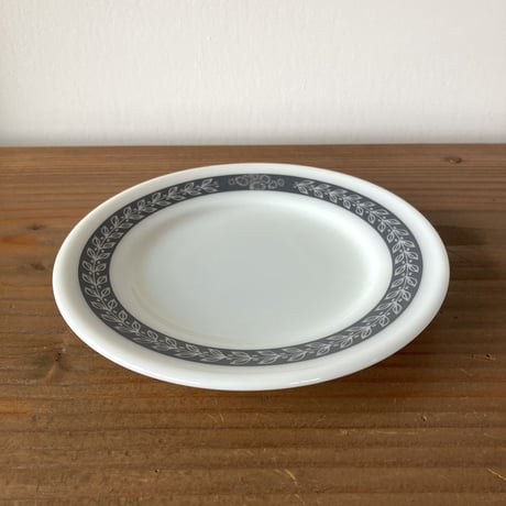 PYREX オールドパイレックス サラダプレート／Gray Laurel A