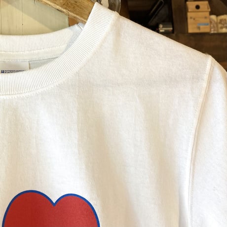 MILMOUNTAIN I♡mil 7.1oz S/S TEE／ホワイト