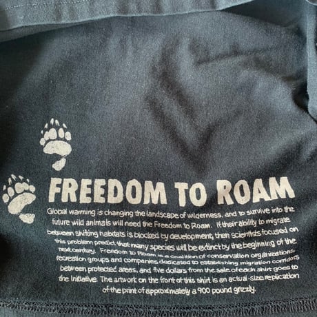 patagonia  FREEDOM TO ROAM BEAR L/S USA パタゴニア オーガニックコットン 熊 ベアー VINTAGE