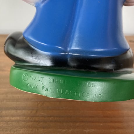 1970s MICKEY MOUSE BANK･PLAY PAL PLASTICS ミッキーマウス コインバンク 貯金箱 （ステッカー有)