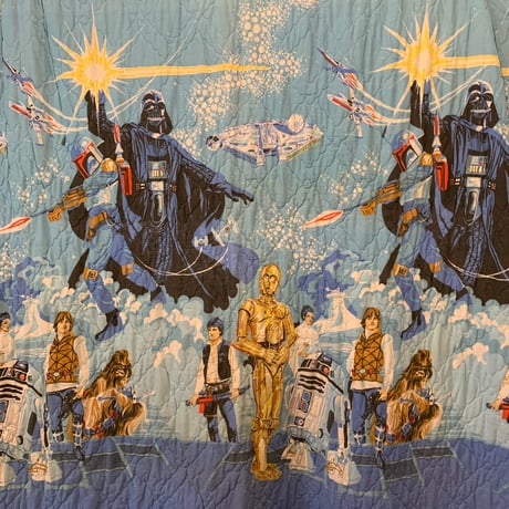 STAR WARS 1979 THE EMPIRE STRIKES BACK スターウォーズ 1979年 キルティング マルチカバー VINTAGE