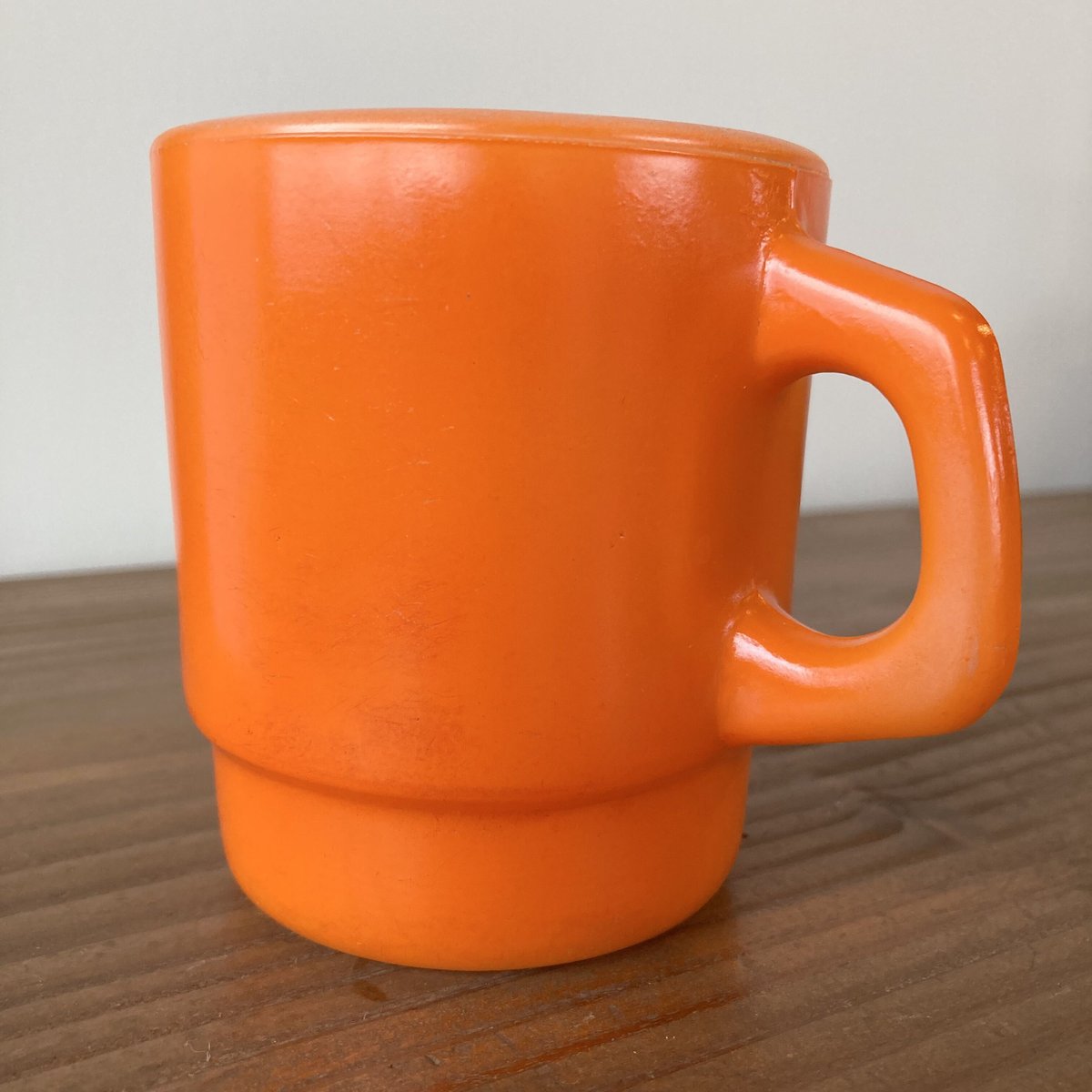 FIRE KING ANCHOR HOCKING ファイヤーキング スタッキングマグ ／橙 |