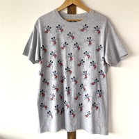 DISNEY MICKEY 総柄プリント S/S TEE 1990s