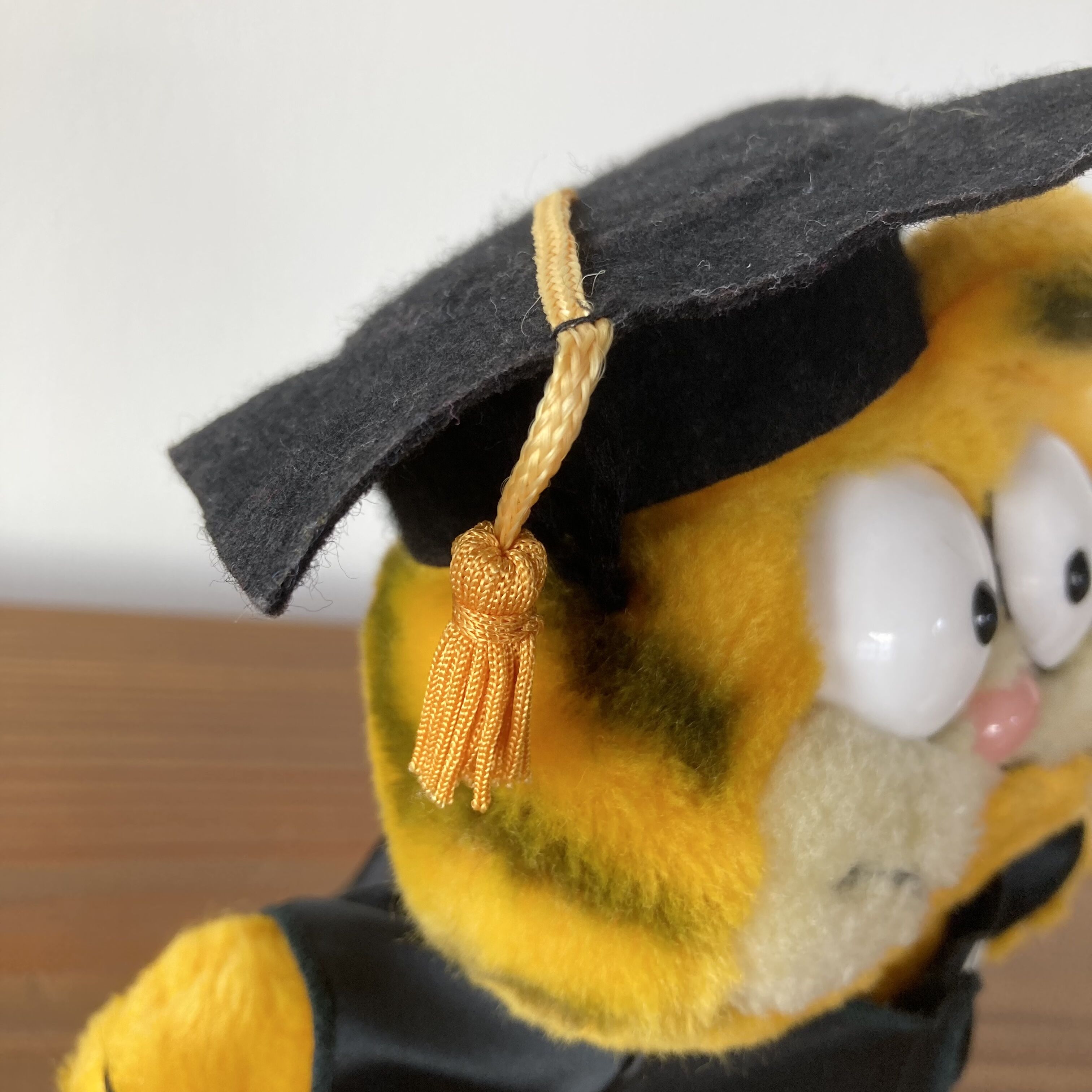 GARFIELD ガーフィールド ぬいぐるみ DAKIN 1980s／GRADUATION |