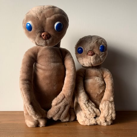 E.T. ぬいぐるみ blue eye BIG SIZE 1982年 青目 初期 ヴィンテージ  KAMAR SHOWTIME 1982 vintage
