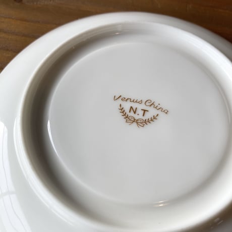 Noritake N.T Venus China ノリタケ 花柄 カップ＆ソーサー 1980～1990s