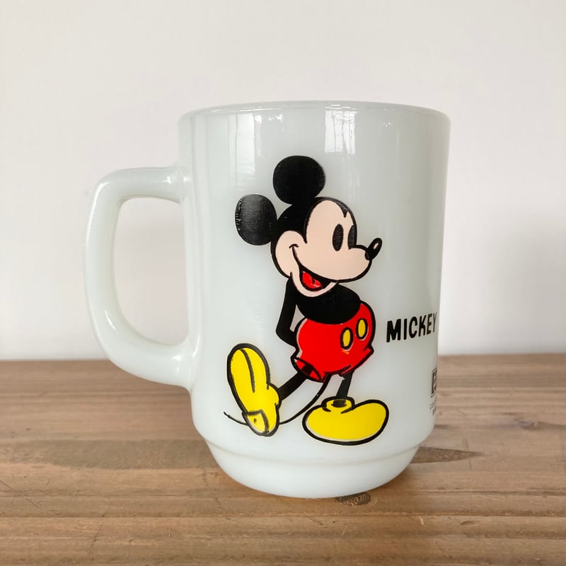 FIRE KING ANCHOR HOCKING Disney Old Mickey PEPS