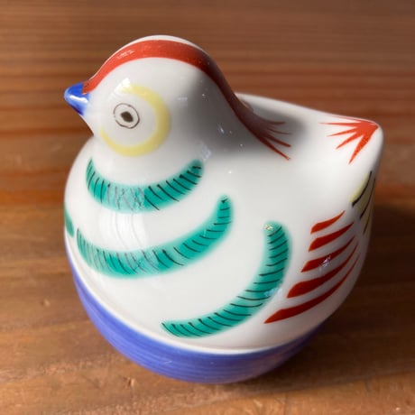 鳥の小さな器／オシドリ