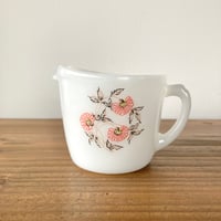 FIRE KING Fleurette ファイヤーキング フルーレット クリーマー