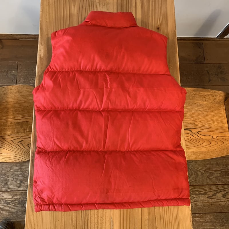茶タグ　ノースフェイス　ダウンベスト　size M 美品　レッド THE NORTH FACE 茶タグ ダウンベスト レッド | MILMOUNTAIN STORE