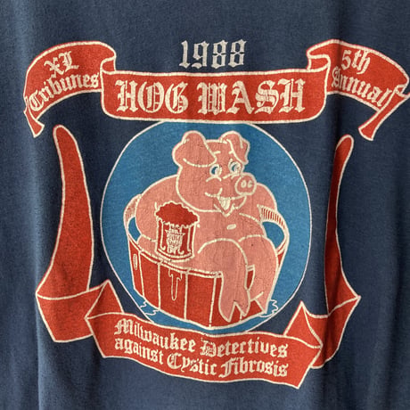 1988 PIG PRINT S/S TEE　USED
