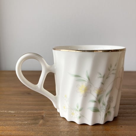 Noritake N.T Venus China ノリタケ 花柄 カップ＆ソーサー 1980～1990s