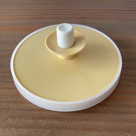 ヴィンテージ タッパーウェア TUPPER WARE MADE IN JAPAN／アイボリー･イエロー A