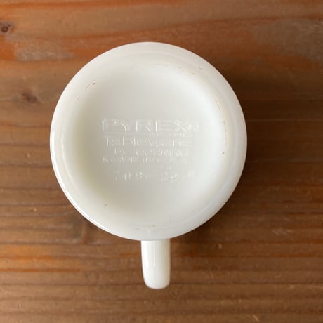 PYREX オールドパイレックス マグカップ／Gray Laurel C