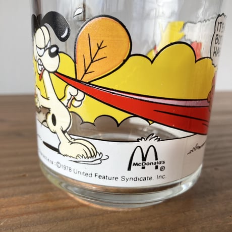 GARFIELD McDonald's ガーフィールド マクドナルド ガラスマグ Anchor Hocking／ハンモック