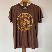 CIRCLE T S/S TEE U.S.A.VINTAGE
