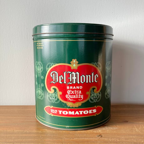 DELMONTE TOMATOES デルモンテ トマト ティン缶 1980s