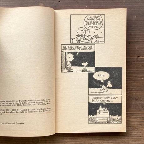 PEANUTS BOOK [THIS IS YOUR LIFE,CHARLIE BROWN!] ヴィンテージ ピーナッツコミック ペーパーバック／CHARLES M. SCHULZ ①