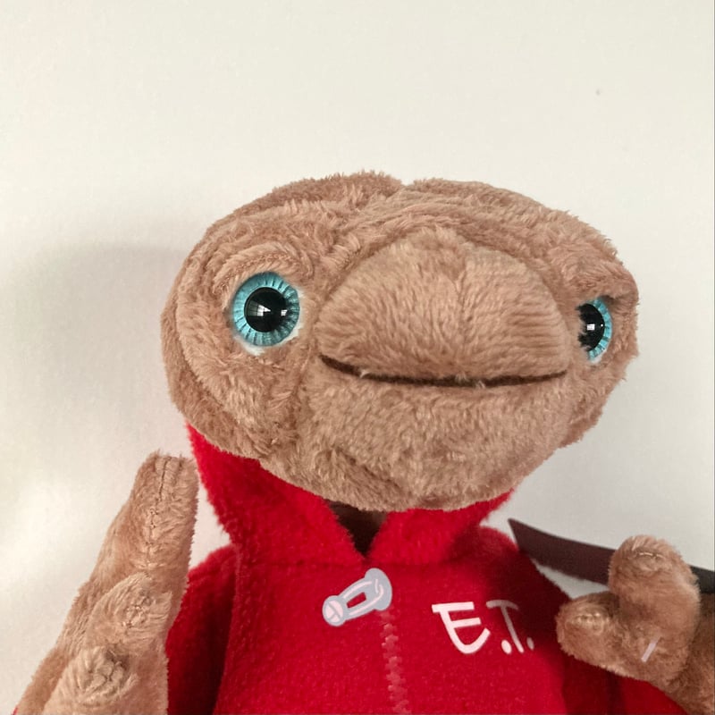 E.T.ぬいぐるみ 赤パーカー UNIVERSAL STUDIOS 紙タグつき