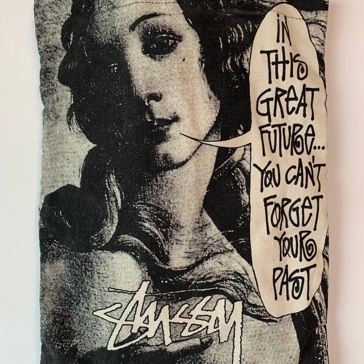 90s old stussy vintege トートバック　スプレー 希少］old stussy 90s エコバッグ スプレー缶 - メルカリ