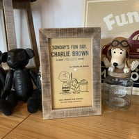 WOOD LIFE SERVICE no.3 snoopy peanuts オールドウッドフレーム OLD WOOD FRAME 古材 額縁