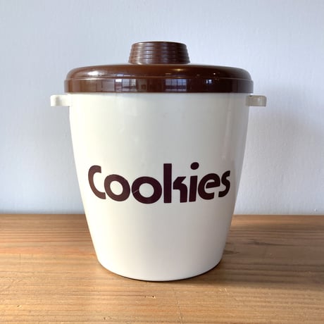 ヴィンテージ プラスチックキャニスター／cookies