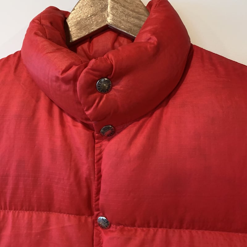 茶タグ　ノースフェイス　ダウンベスト　size M 美品　レッド THE NORTH FACE 茶タグ ダウンベスト レッド | MILMOUNTAIN STORE