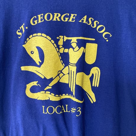 ST.GEORGE ASSOC. S/S TEE U.S.A.1980s