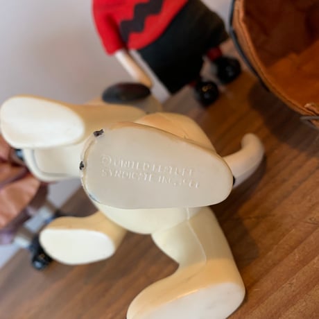 SNOOPY PEANUTS 1966 POCKET DOLLS DETERMINED スヌーピー ピーナッツ 5体セット ポケットドール 1966年 VINTAGE