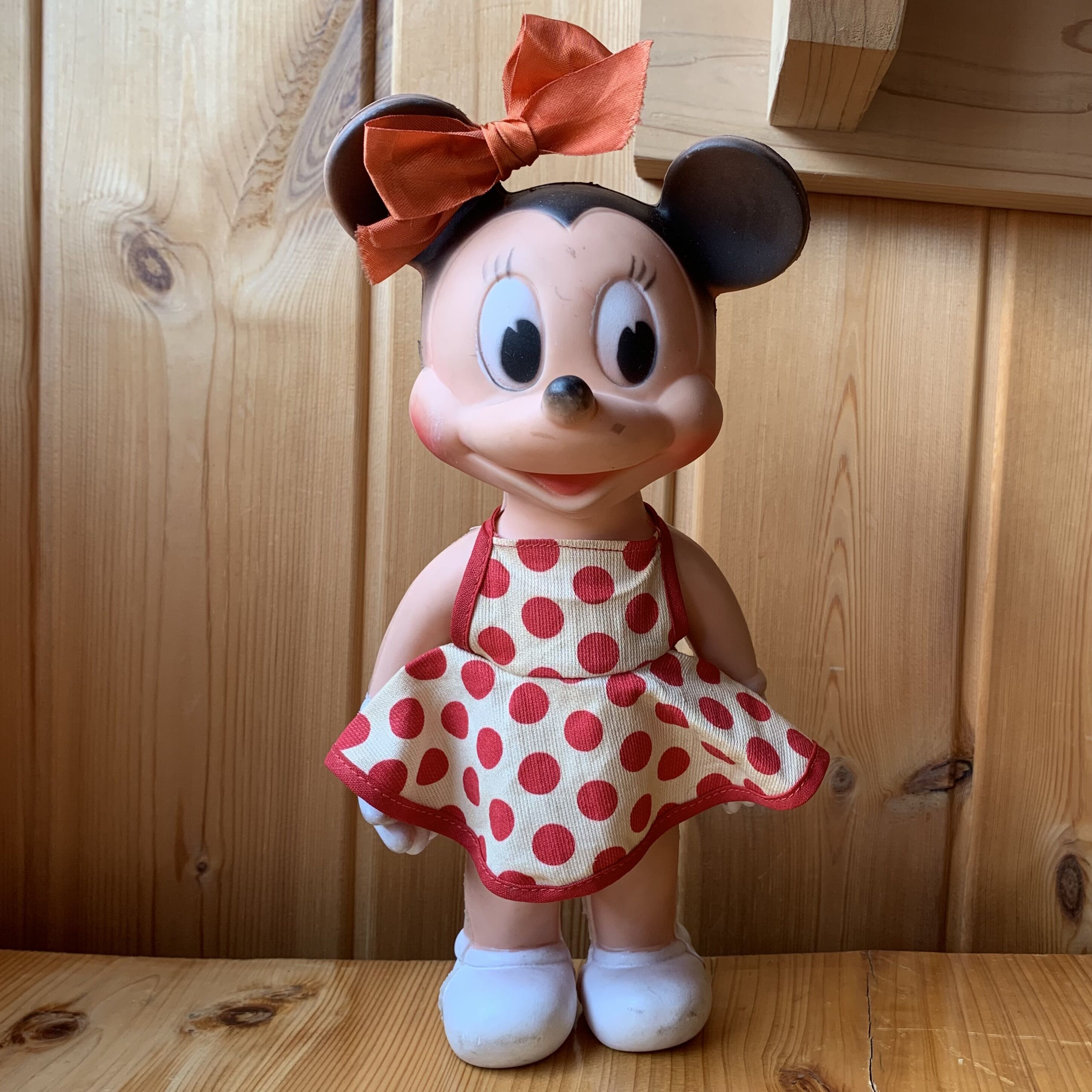 1950s MICKEY MOUSE MINNIE MOUSE SUNRUBBER ラバードー