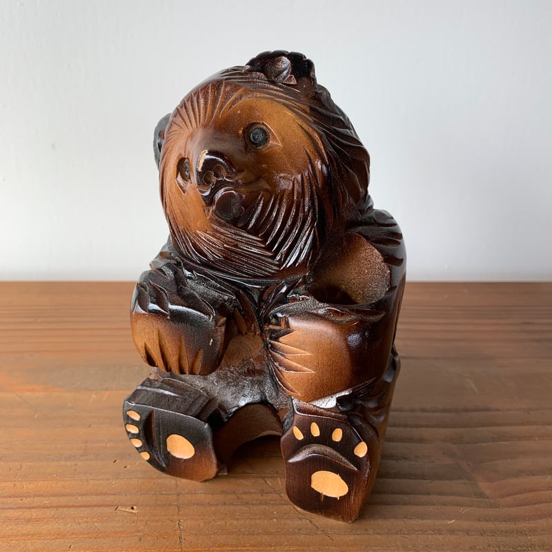 木彫り熊 ペン立て熊 北海道 | MILMOUNTAIN STORE